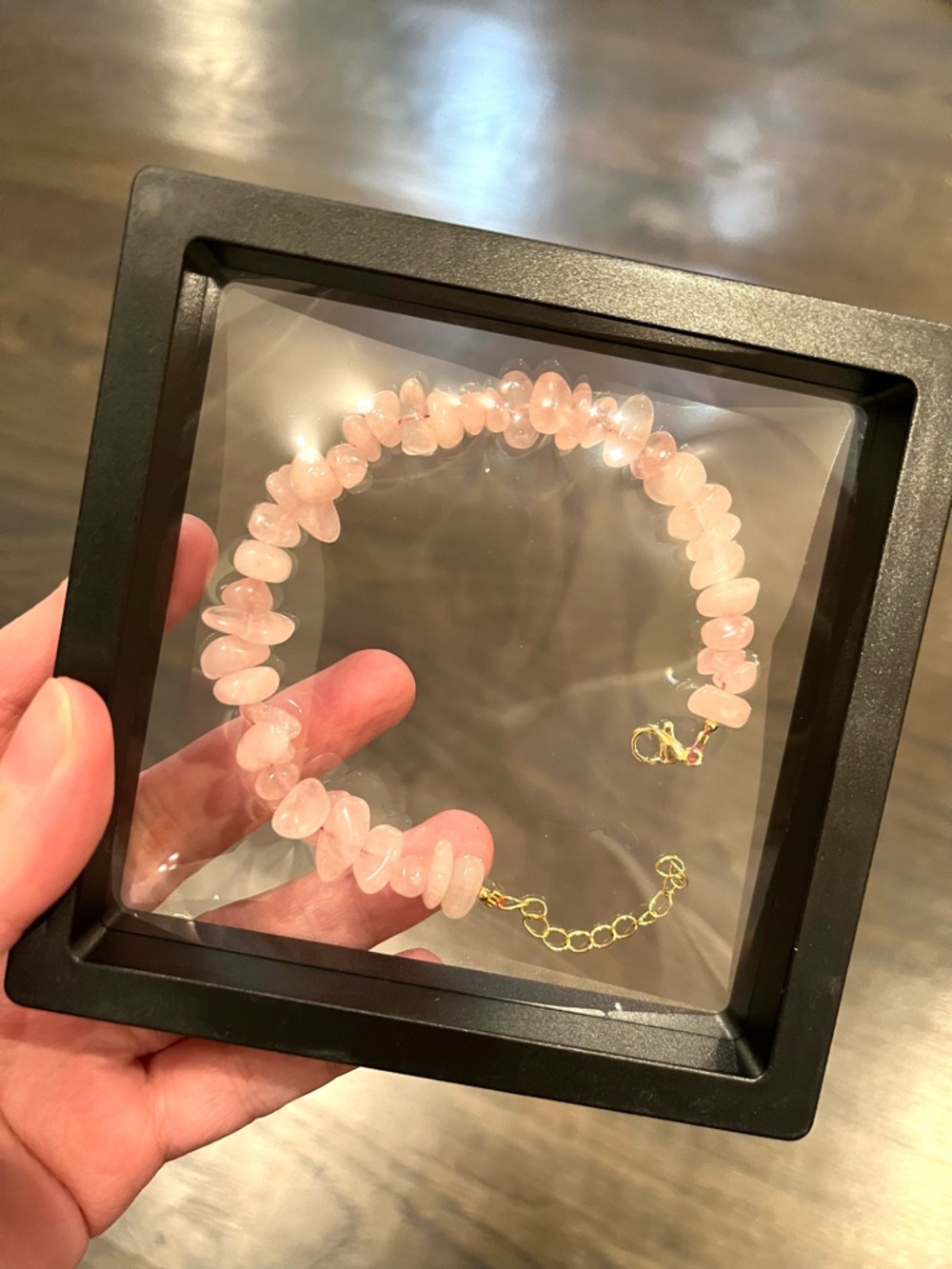 Bundle only: New Rose Quartz Bracelet Pink Crystal Aesthetic Gift for Her